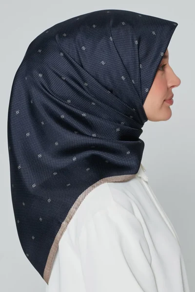 Armine Nostalji Serisi İpek Sura Eşarp 8259DS-09 detayı