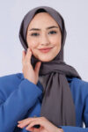 Harem Scarf Asya Şal Antrasit - Düz Şal