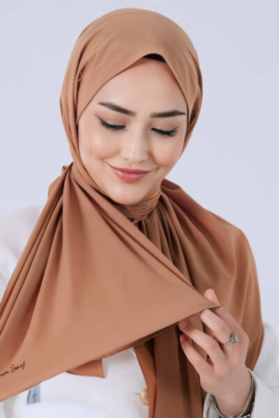 Harem Scarf Asya Şal Fındık - Düz Şal