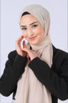Harem Scarf Asya Şal Kum Beji - Düz Şal