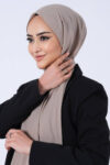 Harem Scarf Asya Şal Latte - Düz Şal