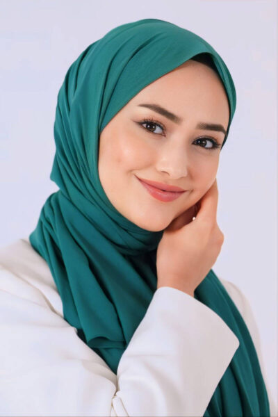 Harem Scarf Asya Şal Yosun - Düz Şal