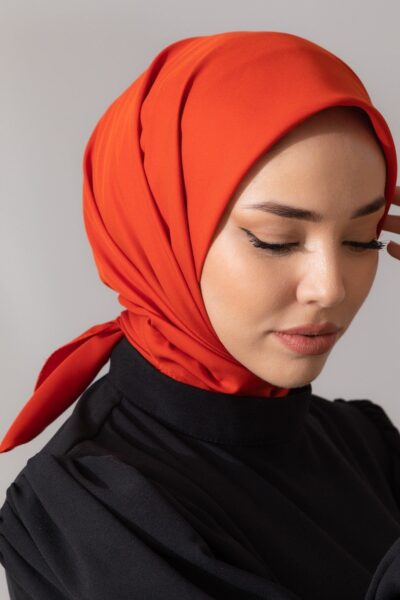 Silk Home Twill Eşarp 11343-48 Turuncu - Twill Eşarp