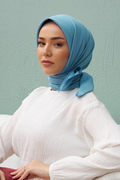 Silk Home Twill Eşarp 11343-70 Mavi - Twill Eşarp
